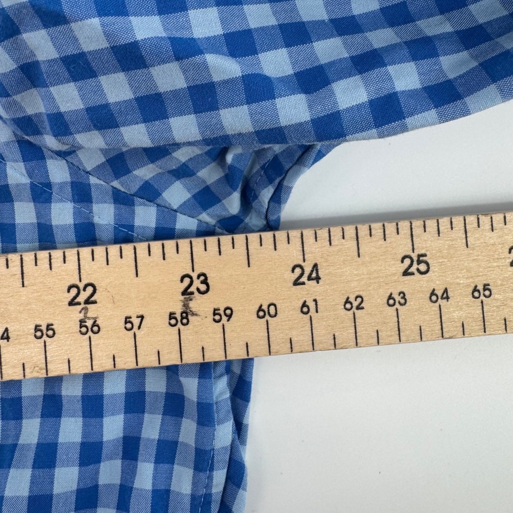 Vineyard Vines Mens Large Classic Fit‎ Murray Gingham Button Down Shirt Blue - Picture 5 of 7